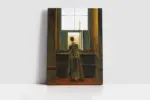 Penceredeki Kadın Caspar David Friedrich | Kanvas Tablo | Cam Tablo | Mdf Tablo | B13351 - Görsel 2