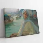 Göksuda Tekne Gezintisi Fausto Zonaro | Kanvas Tablo | Cam Tablo | Mdf Tablo | B13389