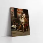 Deveye Binen Adam | Kanvas Tablo | Cam Tablo | Mdf Tablo | B13392