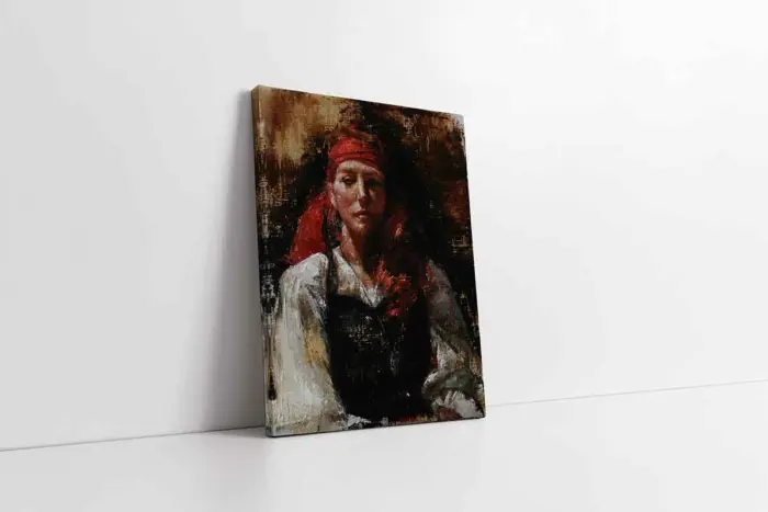 Kadın | Kanvas Tablo | Cam Tablo | Mdf Tablo | B13406 - Görsel 1