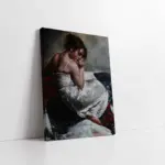 Oturan Kadın | Kanvas Tablo | Cam Tablo | Mdf Tablo | B13416