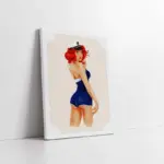 Denizci Kız | Kanvas Tablo | Cam Tablo | Mdf Tablo | B13417