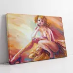 Kadın | Kanvas Tablo | Cam Tablo | Mdf Tablo | B13426