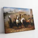 Koşan Atlar | Kanvas Tablo | Cam Tablo | Mdf Tablo | B15001