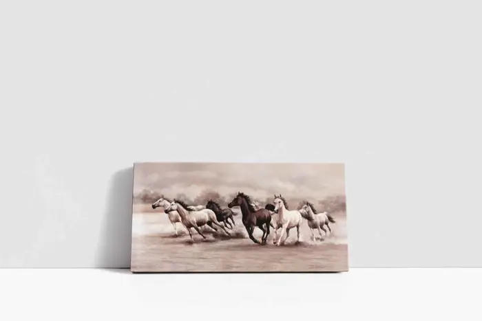 Koşan Atlar | Kanvas Tablo | Cam Tablo | Mdf Tablo | B15004 - Görsel 2