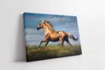 Doğada Koşan At | Kanvas Tablo | Cam Tablo | Mdf Tablo | B15018