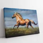 Doğada Koşan At | Kanvas Tablo | Cam Tablo | Mdf Tablo | B15018