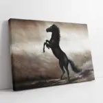 Şaha Kalkmış At | Kanvas Tablo | Cam Tablo | Mdf Tablo | B15019