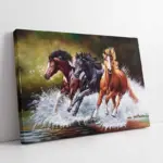 Koşan Atlar | Kanvas Tablo | Cam Tablo | Mdf Tablo | B15030
