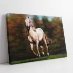 Koşan Kahverengi At | Kanvas Tablo | Cam Tablo | Mdf Tablo | B15032