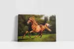 Koşan Kahverengi Yeleli At | Kanvas Tablo | Cam Tablo | Mdf Tablo | B15033 - Görsel 2