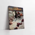 Karda Koşan Atlar | Kanvas Tablo | Cam Tablo | Mdf Tablo | B15050