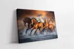 Denizde Koşana At | Kanvas Tablo | Cam Tablo | Mdf Tablo | B15058