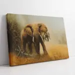 Üçlü Fil | Kanvas Tablo | Cam Tablo | Mdf Tablo | B15071