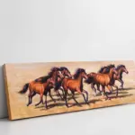Koşan At Sürüsü | Kanvas Tablo | Cam Tablo | Mdf Tablo | B15086