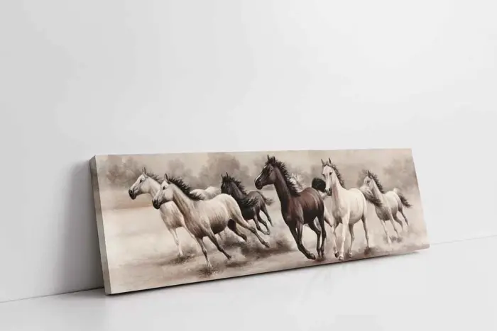 Koşan Atlar | Kanvas Tablo | Cam Tablo | Mdf Tablo | B15090 - Görsel 1