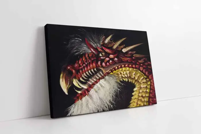 Ejderha | Kanvas Tablo | Cam Tablo | Mdf Tablo | B15111 - Görsel 1