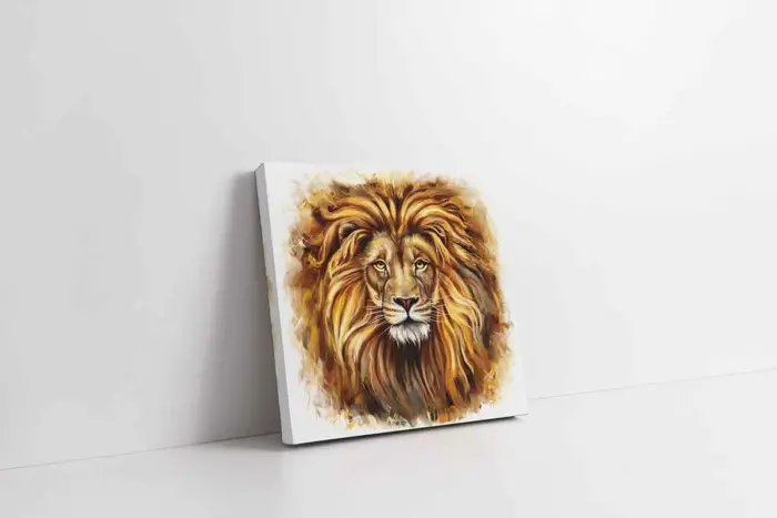 Aslan | Kanvas Tablo | Cam Tablo | Mdf Tablo | B15115 - Görsel 1