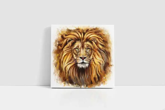 Aslan | Kanvas Tablo | Cam Tablo | Mdf Tablo | B15115 - Görsel 2