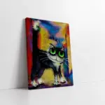 Sevimli Kedi | Kanvas Tablo | Cam Tablo | Mdf Tablo | B15117