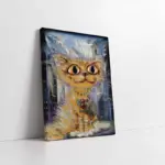 Sevimli Kedi | Kanvas Tablo | Cam Tablo | Mdf Tablo | B15120