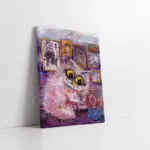 Sevimli Kedi | Kanvas Tablo | Cam Tablo | Mdf Tablo | B15125