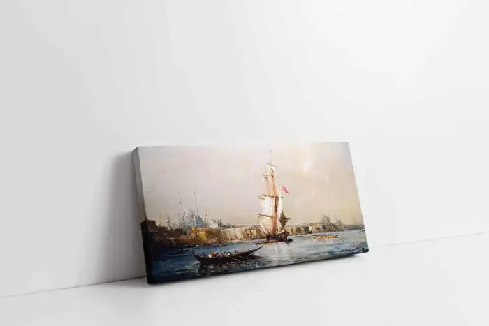 İstanbul Yelkenli | Kanvas Tablo | Cam Tablo | Mdf Tablo | B16036 - Görsel 1