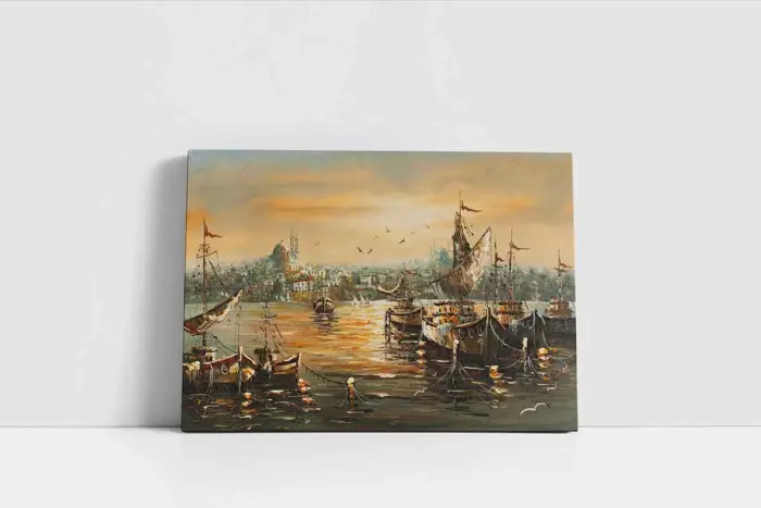 İstanbul Boğaz Manzaralı | Kanvas Tablo | Cam Tablo | Mdf Tablo | B16044 - Görsel 2