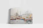 Eski İstanbul Fausto Zonaro | Kanvas Tablo | Cam Tablo | Mdf Tablo | B16092 - Görsel 2