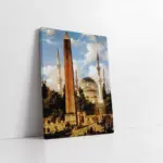 İstanbul Dikilitaş Manzaralı | Kanvas Tablo | Cam Tablo | Mdf Tablo | B16094