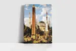 İstanbul Dikilitaş Manzaralı | Kanvas Tablo | Cam Tablo | Mdf Tablo | B16094 - Görsel 2