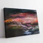 İstanbul Soyut | Kanvas Tablo | Cam Tablo | Mdf Tablo | B16111