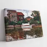 İstanbul Beyaz Sandal | Kanvas Tablo | Cam Tablo | Mdf Tablo | B16113