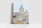 Galata | Kanvas Tablo | Cam Tablo | Mdf Tablo | B16270 - Görsel 2