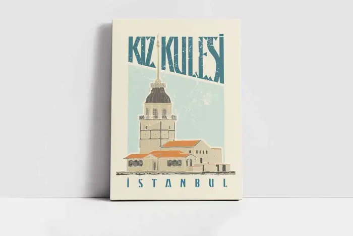 Kız Kulesi | Kanvas Tablo | Cam Tablo | Mdf Tablo | B16274 - Görsel 2