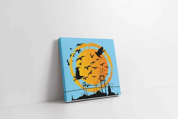 İstanbul | Kanvas Tablo | Cam Tablo | Mdf Tablo | B16275 - Görsel 1
