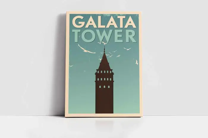 Galata | Kanvas Tablo | Cam Tablo | Mdf Tablo | B16276 - Görsel 2