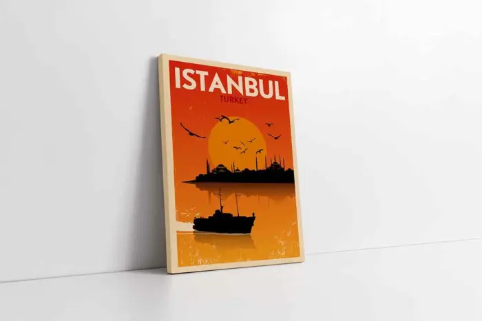 İstanbul | Kanvas Tablo | Cam Tablo | Mdf Tablo | B16279 - Görsel 1