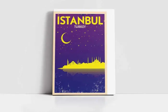 İstanbul | Kanvas Tablo | Cam Tablo | Mdf Tablo | B16280 - Görsel 2