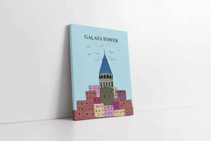 Galata | Kanvas Tablo | Cam Tablo | Mdf Tablo | B16282 - Görsel 1