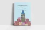 Galata | Kanvas Tablo | Cam Tablo | Mdf Tablo | B16282 - Görsel 2