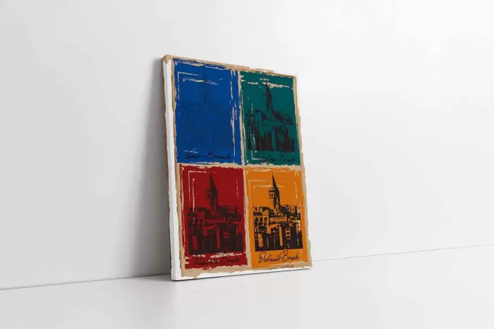 İstanbul | Kanvas Tablo | Cam Tablo | Mdf Tablo | B16283 - Görsel 1