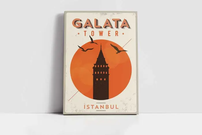 Galata | Kanvas Tablo | Cam Tablo | Mdf Tablo | B16285 - Görsel 2