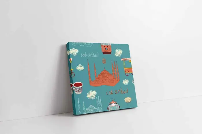 İstanbul | Kanvas Tablo | Cam Tablo | Mdf Tablo | B16290 - Görsel 1