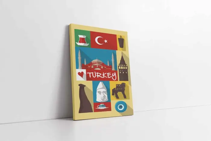 İstanbul | Kanvas Tablo | Cam Tablo | Mdf Tablo | B16292 - Görsel 1