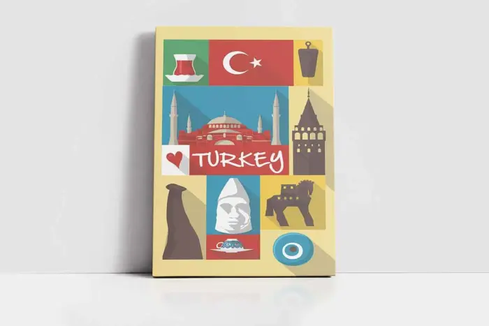 İstanbul | Kanvas Tablo | Cam Tablo | Mdf Tablo | B16292 - Görsel 2