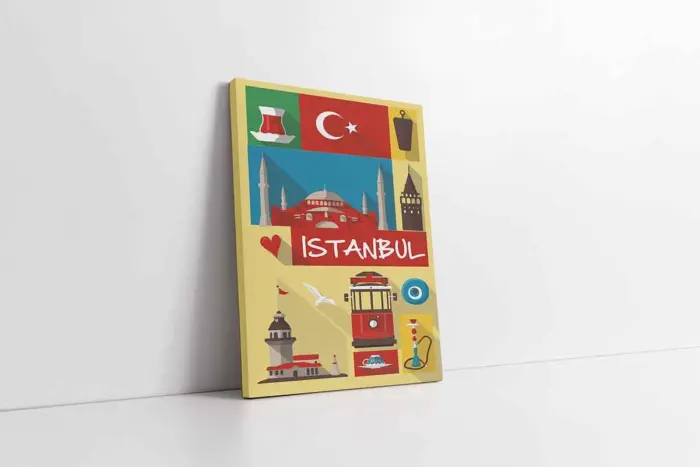 İstanbul | Kanvas Tablo | Cam Tablo | Mdf Tablo | B16293 - Görsel 1