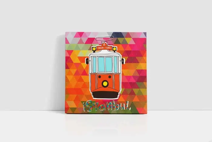 Tramvay | Kanvas Tablo | Cam Tablo | Mdf Tablo | B16296 - Görsel 2