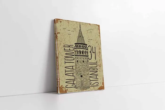 Galata | Kanvas Tablo | Cam Tablo | Mdf Tablo | B16297 - Görsel 1