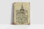 Galata | Kanvas Tablo | Cam Tablo | Mdf Tablo | B16297 - Görsel 2